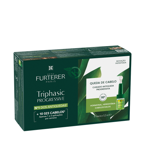 Rene Furterer Triphasic Progressive Trattamento Contro La Caduta Dei Capelli Progressiva Senza Risciacquo 8 Flaconi